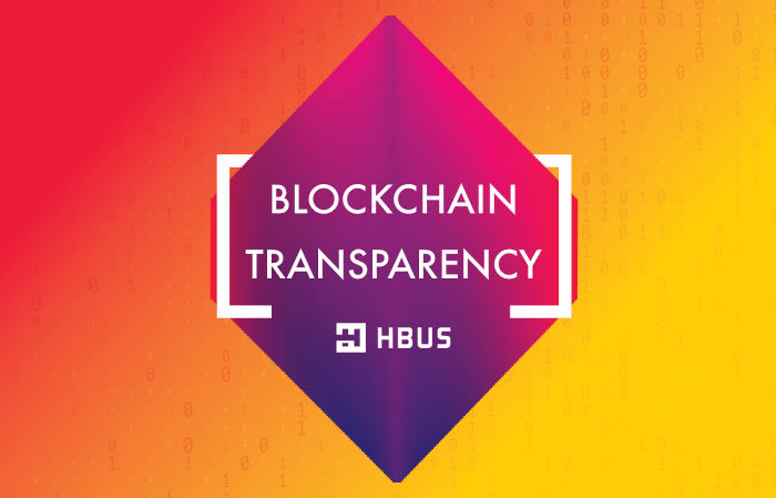 Transparency blockchain blockchains