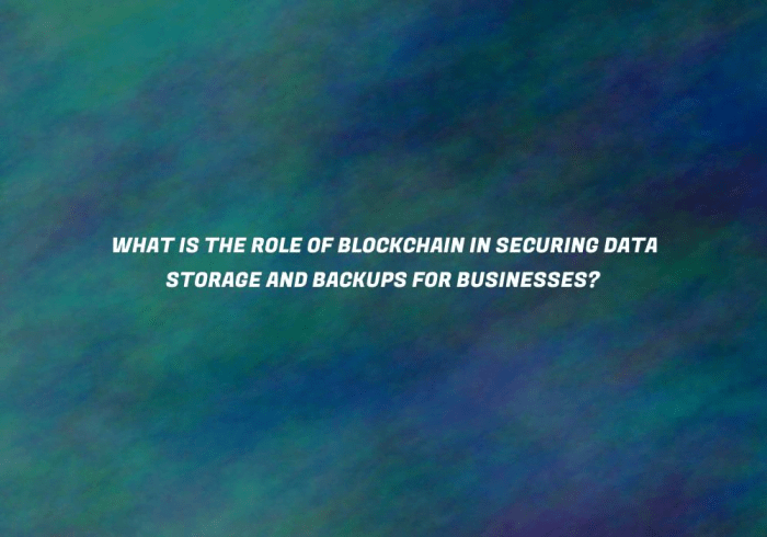 The Role of Blockchain in Securing Digital Assets