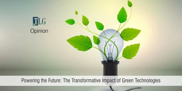 The Promise of Green Technology in Combatting Climate Change