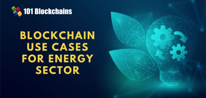 The Potential of Blockchain Technology in the Energy Sector